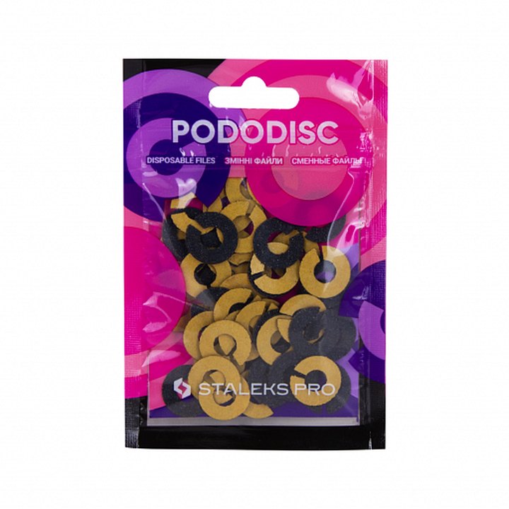 Сменные файлы-кольцо д/педик. диска PODODISC STALEKS PRO  М  80 грит (50 шт) Распродажа