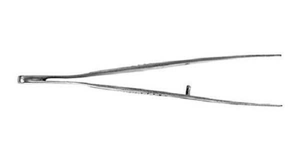 Пинцет анатомич. прямой глазной 100 мм ПА-100 (J-16-131) 