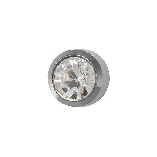 Серьги  завальц. больш  хрусталь L204 б/п